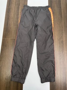 Giacca a vento Kappa uomo S grigia nylon pantaloni antipioggia joggers foderati in rete zip alla caviglia - Foto 1 di 15