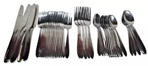 Oneida Luann Stainless Steel Flatware 47 Piece Set - Picture 1 of 5