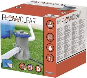 BESTWAY FLOWCLEAR Filter Pump 330/530/800/1500 gallon Above Ground Swimming Pool - Picture 1 of 26