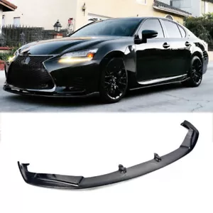 For 2016-Up Lexus GS & GS F Carbon Fiber Front Lip lower bumper Kit Lexon Style - Picture 1 of 6