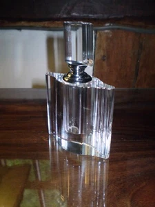 Vintage 1950's Italian Facetted Crystal Perfume Bottle, Stunning condition - Picture 1 of 3