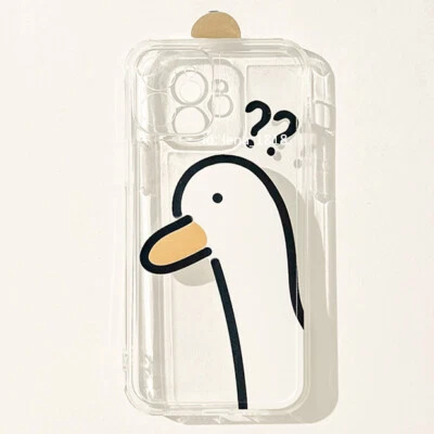 Cute Funny Duck Case For iPhone 14 13 12 11 Pro Max Plus Mini XR XS X SE 8 7 6 - Image 1 of 4