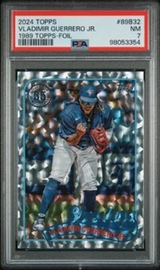 FOIL VLAD JR 2024 TOPPS VLADIMIR GUERRERO 89B32 GRADED PSA 7 NM 1989 RETRO TPHLC - Picture 1 of 2