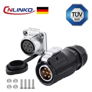 CNLINKO LP-20 M20 7-Polig 7-Pin Netzstecker & Steckdosen Wasserdichter IP68 TÜV - Bild 1 von 5