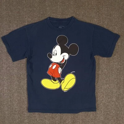 Disney Mickey Mouse Graphic Tshirt Youth Boys XL Short Sleeve Crew Neck Black - Image 1 of 4