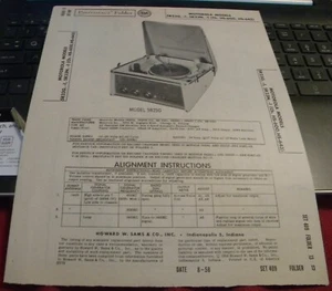 RECEPTOR COMBO MOTOROLA AM-PHONO - 4 MODELOS (SAMS PHOTOFACT 409-13) - Imagen 1 de 1