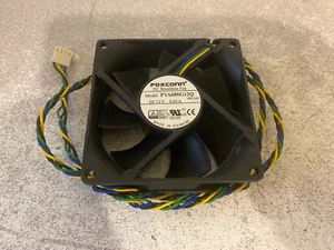 Lenovo 80 x 25 4 Pin 12V Fan 45k6530 - No Heat Sink -No Grommets - Quick Ship - Picture 1 of 4