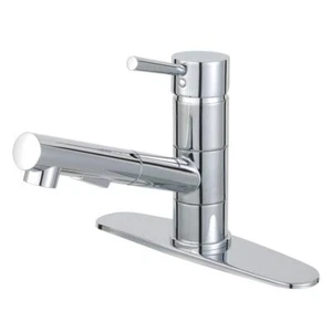 Kingston Brass LS8401DL Concord Pull-Out Sprayer Kitchen Faucet, Polished Chrome - Picture 1 of 3