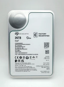 ST26000NM000C Seagate Exos 26TB 3.5" SATA 7200RPM 512MB Enterprise Hard Drive - Picture 1 of 5