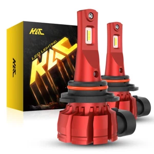 9005 HB3 LED Headlight Kit 2200W 330000LM Hi/Lo Beam Bulb 6000K Halogen replace - Picture 1 of 10