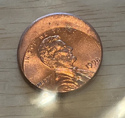 FULL DATE 1998 Lincoln Memorial Cent Error Off Center About 15% Gem BU Cover