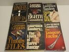 LAWRENCE SANDERS TIMOTHY FILES TALES WOLF TANGENT FACTOR 6 BOOK LOT COLLECTION