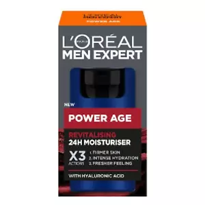 Crema hidratante para hombre L'Oréal Men Expert Power Age revitalizante 24H - Imagen 1 de 3