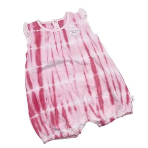 Burt’s Bees pink tie dye romper 24 months NWT baby girl Cute Summer - Picture 1 of 3