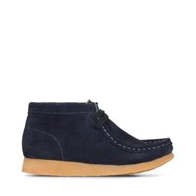 Clarks Niños Botas Wallabee Azul Marino Gamuza 26133894 Foto 1 de 4