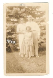 Foto de colección madre padre e hija hombre y niña años 30 arte encontrado DST102 - Imagen 1 de 1