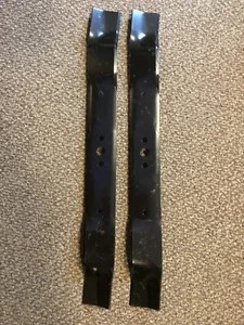 2 - OEM Husqvarna 532141114  22" Mulching Blades Craftsman # 701213 141114 40671 - Picture 1 of 2