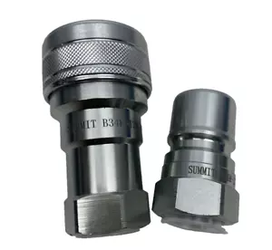 Summit B34F-12N AND B34M-12N Hydraulic Coupling Set 3/4" NPT, ISO 72 - Picture 1 of 5