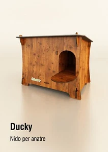 DUCKY M casetta pollaio nido per anatre ornamentali in laminato hpl anti acaro - Imagen 1 de 6