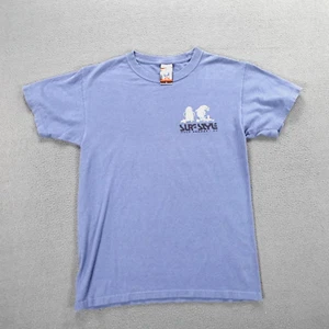 The Duck Company T Shirt Surf Style Men's Blue Short Sleeve Size S Beach Surf - Picture 1 of 13