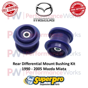 Superpro Rear Differential Mount Bushing Kit Rubber For 1990-2005 Mazda Miata - Picture 1 of 7