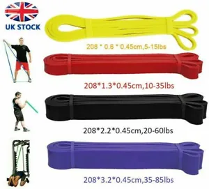 Strong Resistance Bands Loop Heavy Duty Exercise Sport Fitness Gym Yoga Pull UP - Picture 1 of 11