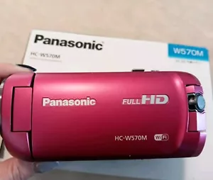 Panasonic HC-W570M Camcorder 1920 Full HD Pink High Definition Video Camera JP - Picture 1 of 24