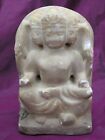 Antique Ancient carved marble figure Hindu god Brahma Ji statue 5.5"