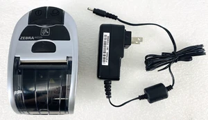 ZEBRA iMZ220 PORTABLE PRINTER M2I-0UB0L010-00 w/ AC ADAPTER - Picture 1 of 6