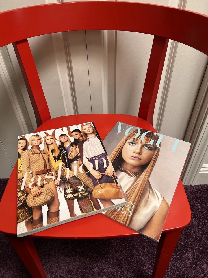 VOGUE Италия января, '00 N.593/фиолетовый модный журнал/Vogue - Изображение 1 из 1