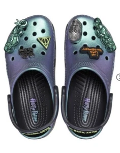 Harry Potter Crocs Classic Clogs The Dark Arts Size 12 Men’s Sows Sandals - Picture 1 of 7