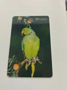 Card Telephone 20 Units Delta Card (Fake) Animals Pappagalo 16/40 - Picture 1 of 1