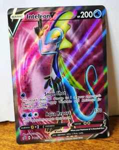 POKEMON INTELEON V 180/192 FULL ART REBEL CLASH LP-NM - Picture 1 of 3