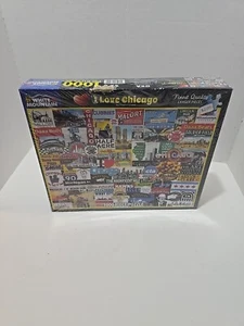 White Mountain Puzzle I Love Chicago 1000 Teile 24x30 Neu - Bild 1 von 5