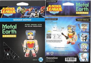 Fascinations Metal Earth Legends Wonder Woman Justice League DC 3D DIY Model Kit - Picture 1 of 3