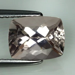 2.05 ct Mesmerizing Cushion (9 x 7 mm) Un-Heated Peach Pink Morganite Gemstone - Picture 1 of 2
