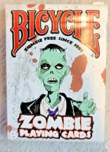 Mazzo di Carte da Gioco Bicycle Zombie USPCC Halloween Tema Horror - Completo - Foto 1 di 4
