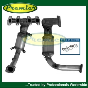 Premier Front Catalytic Converter Kit Fits Fiat Punto 1999-2001 1.2 #1 - Picture 1 of 9