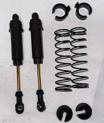 VINTAGE RC10 TEAM ASSOCIATED BUGGY SHOCKS NITRIDE GOLD SHAFTS ALL ALUMINUM RARE - Image 1 of 4