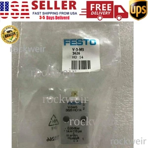 US FREE TAX Nuevo Festo V-3-M5 3626 Válvula accionada por vástago - Imagen 1 de 5