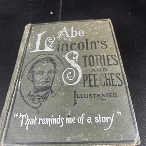 ABE LINCOLN'S STORIES And REDEN Hardcover Rhodes McClure 1895 HC Vintage Antik - Bild 1 von 6