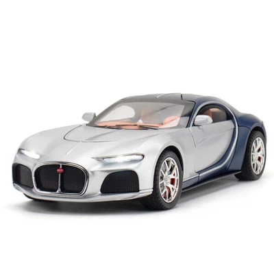1:24 For Bugatti Atlantic Kids Model Car Toy Vehicle Diecast Sound Light Gifts - Image 1 of 4