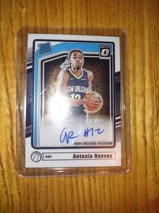 2024-25 Donruss Optic Antonio Reeves RC AUTO NEW ORLEANS PELICANS - Picture 1 of 2