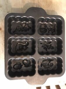 Nordic ware cast iron harvest mini loaf tin thanksgiving/ fall 