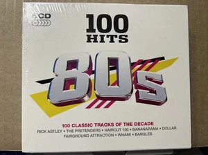 RARE Boxee 5cds 100 Hits 80s Rah Band Clouds Across The Moon Dream Academy Life - Foto 1 di 2