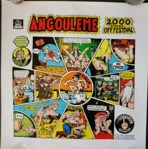 Robert R Crumb AOR Poster Original TOP FU*K Off Festival 2000 Angouleme  - Bild 1 von 7