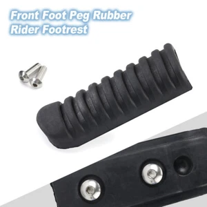 Front Foot Peg Rubber Rider Footrest For Kawasaki Z900RS Z750/S Z1000 Versys 650 - Bild 1 von 11