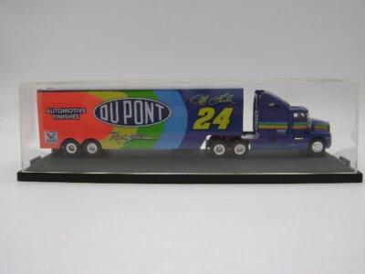 Jeff Gordon Diecast Transporter 1/87 NASCAR 1993 Racing Champions Hauler Semi 24 - Image 1 of 4