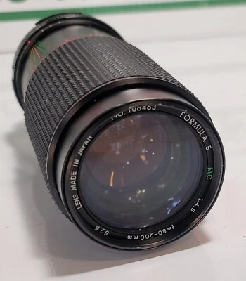 Formula 5 MC Camera Lens Untested - Image 1 of 4