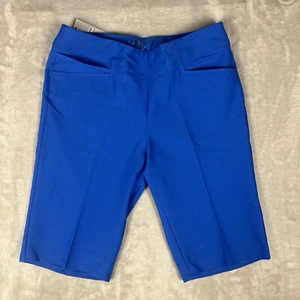 Adidas Golf Tennis Shorts Womens Small Blue Athleisure Pull On Pickleball - Picture 1 of 9
